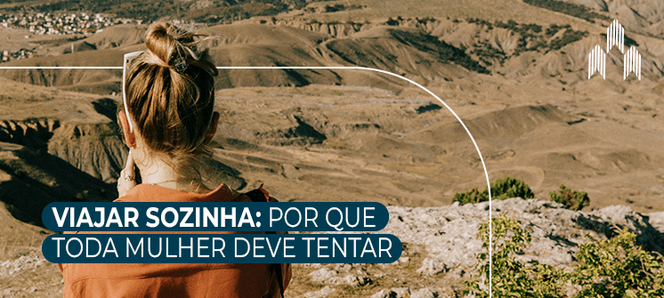 Mulher viajando sozinha